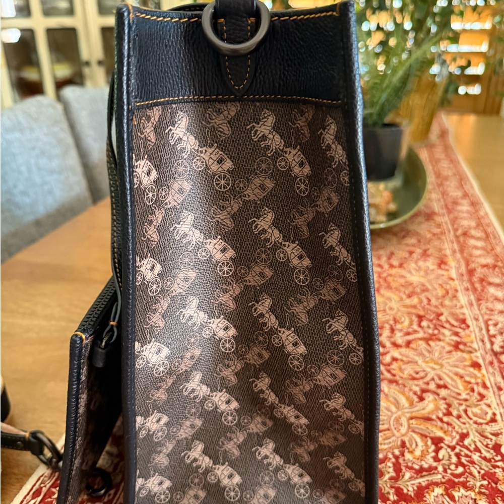 Coach Horse and Carriage Field Tote - Picture 4 of 11